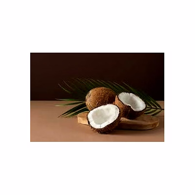 semi-husk coconut