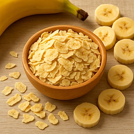 banana flakes dried