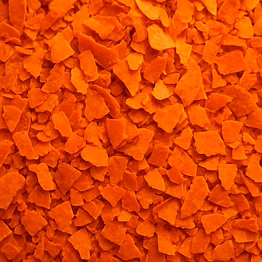 orange flakes dried
