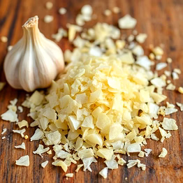 garlic flakes dried