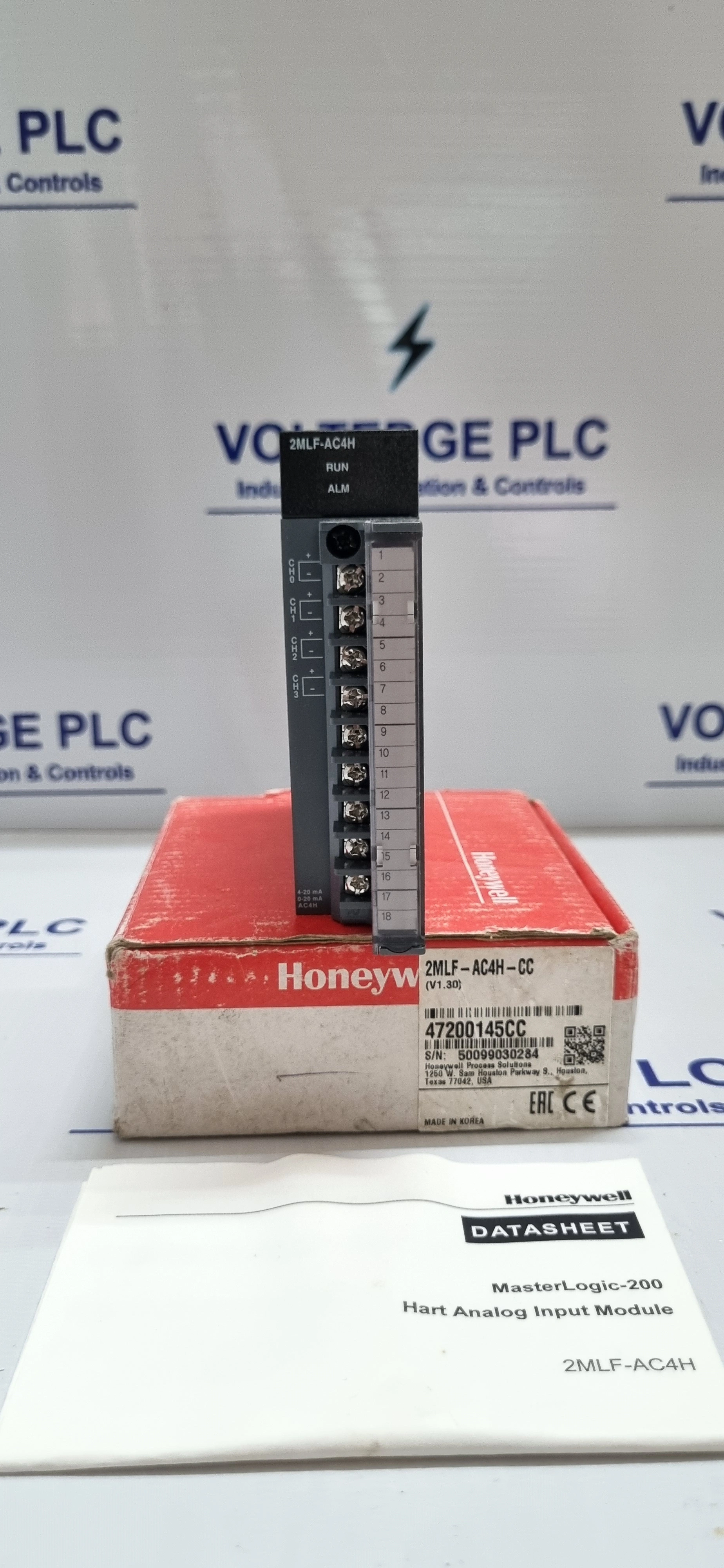 HONEYWELL 2MLF-AC4H-CC HART ANALOG INPUT MODULE-5