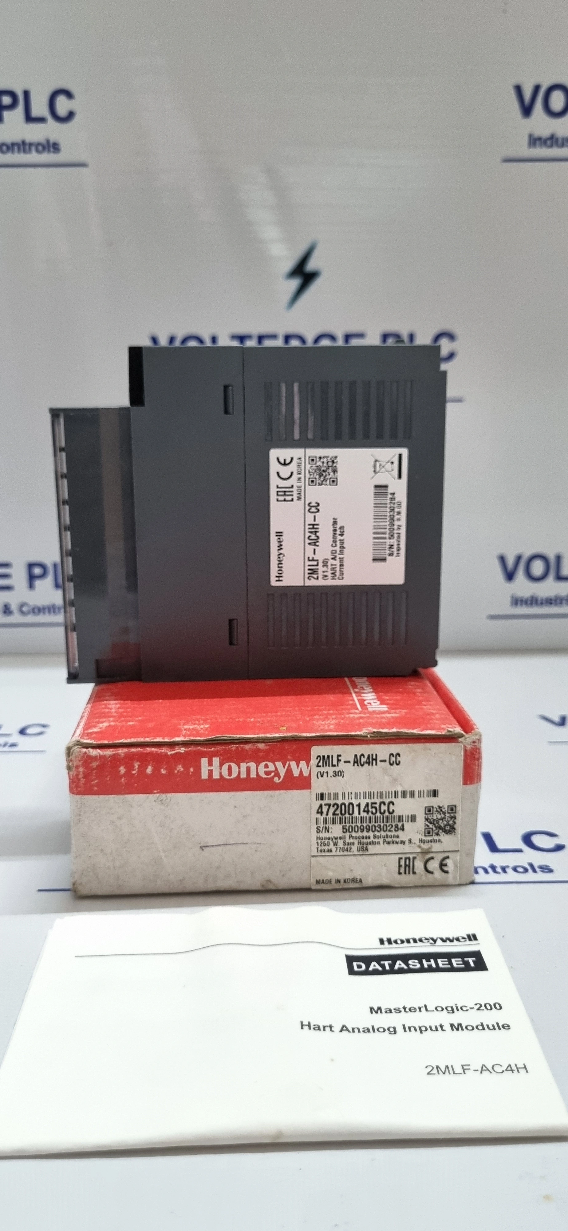 HONEYWELL 2MLF-AC4H-CC HART ANALOG INPUT MODULE-8