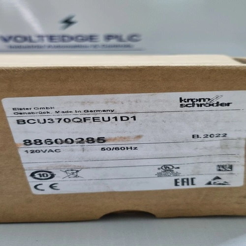 KROM SCHRODER BCU370QFEU1D1 Burner Control Unit 88600285 B BCU370-4