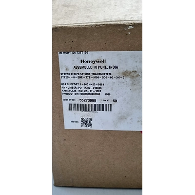 HONEYWELL STT250 TEMPERATURE TRANSMITTER STT25H-0-ENE-TTE-M00-0D0-00-3H-0-6