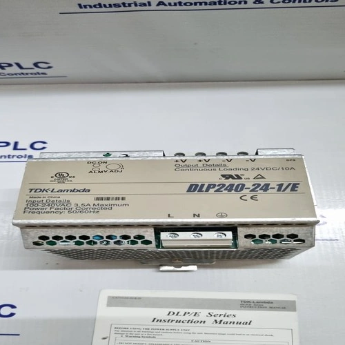 TDK Lambda DLP-240-24-1/E 100-240VAC to 24VDC 10A POWER SUPPLY-3