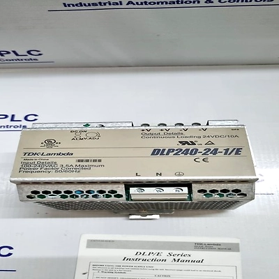 TDK Lambda DLP-240-24-1/E 100-240VAC to 24VDC 10A POWER SUPPLY-3