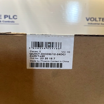 PHOENIX QUINT-DIODE/12-24DC/2X20/1X40 REDUNDANT POWER SUPPLY 2320157-3