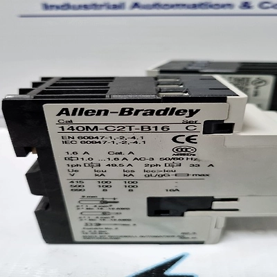 ALLEN BRADLEY 140M-C2T-B16 MOTOR PROTECTION CIRCUIT BREAKER 1.0-1.6A-3