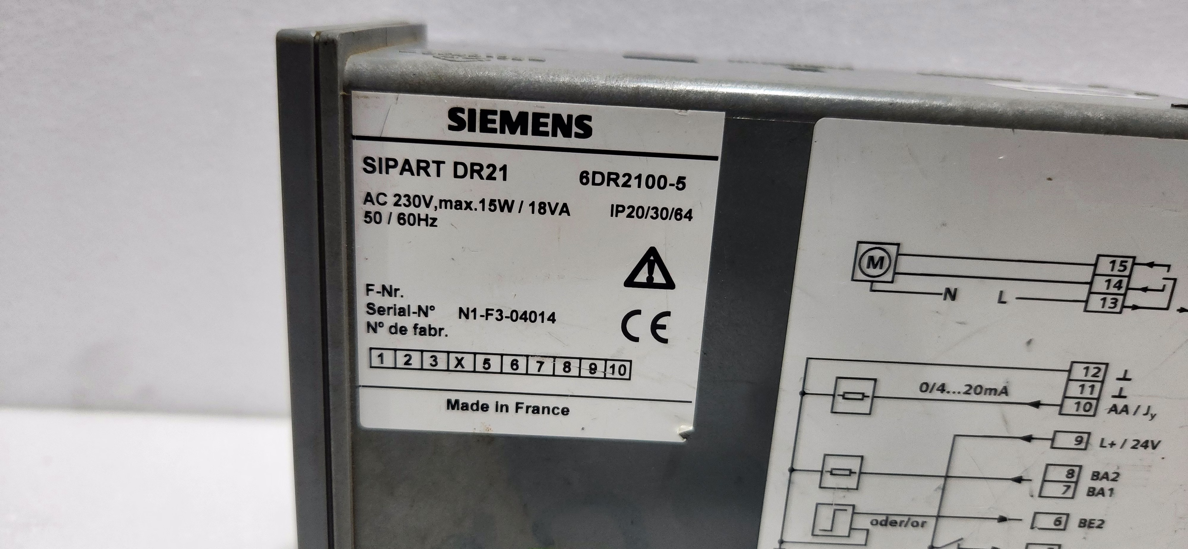 SIEMENS SIPART 6DR2100-5 CONTROLLER DR21 image 5