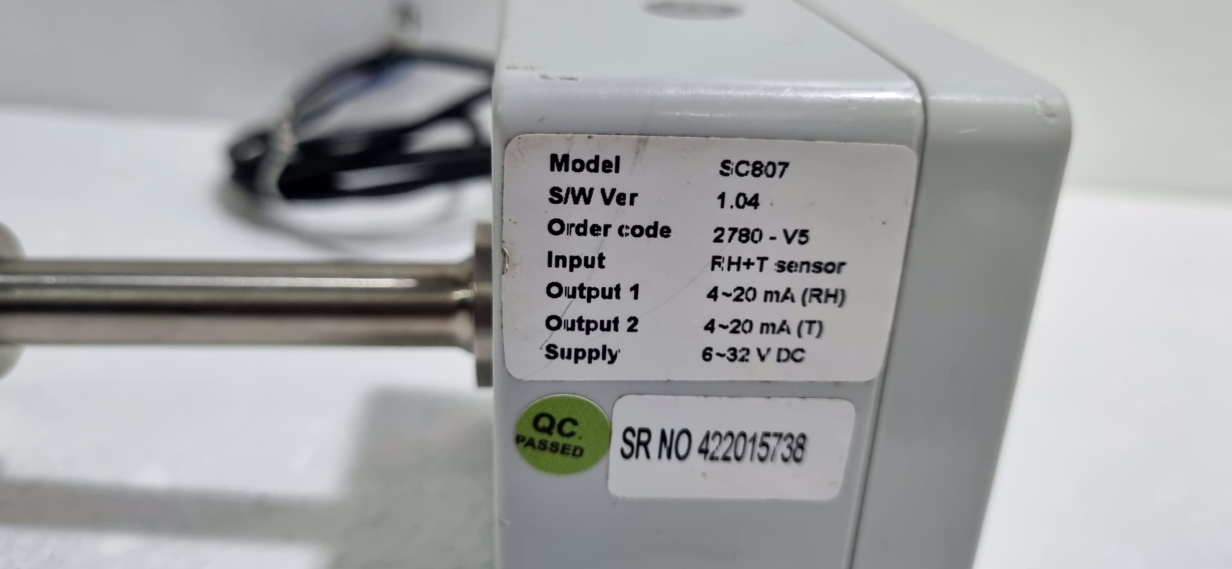 Radix SC807 RH Humidity & Temperature Transmitter image 5