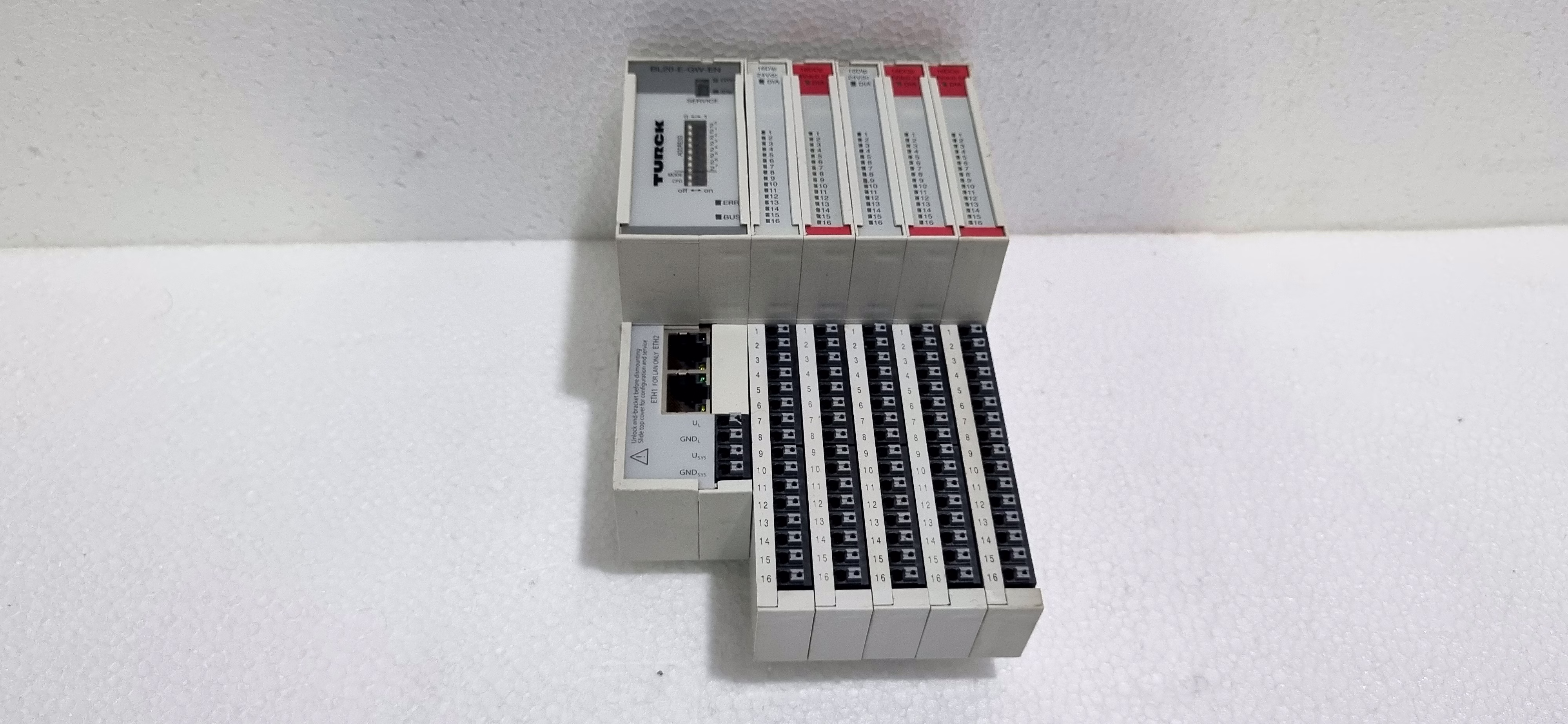 TURCK BL20-E-GW-EN MULTIPROTOCOL GATEWAY MODULE image 2