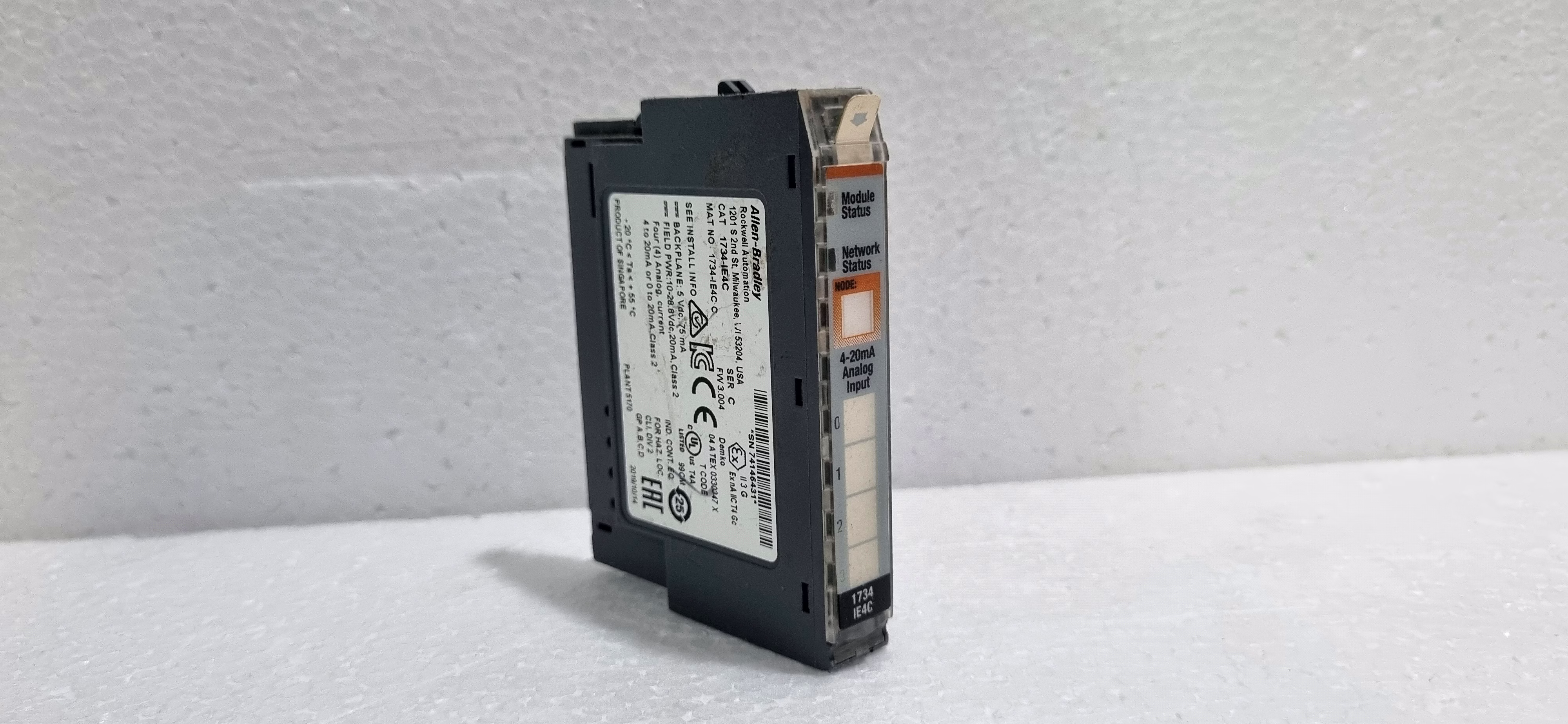 ALLEN BRADLEY 1734-IE4C ANALOG INPUT MODULE SER C image 2