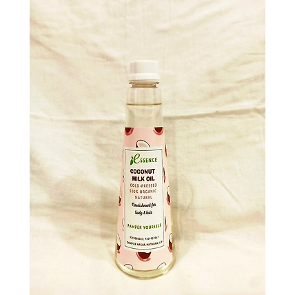 Edible Cold-Pressed Coconut Milk oil-12359526