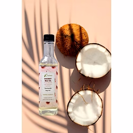 virgin cold-pressed coconut milk oil