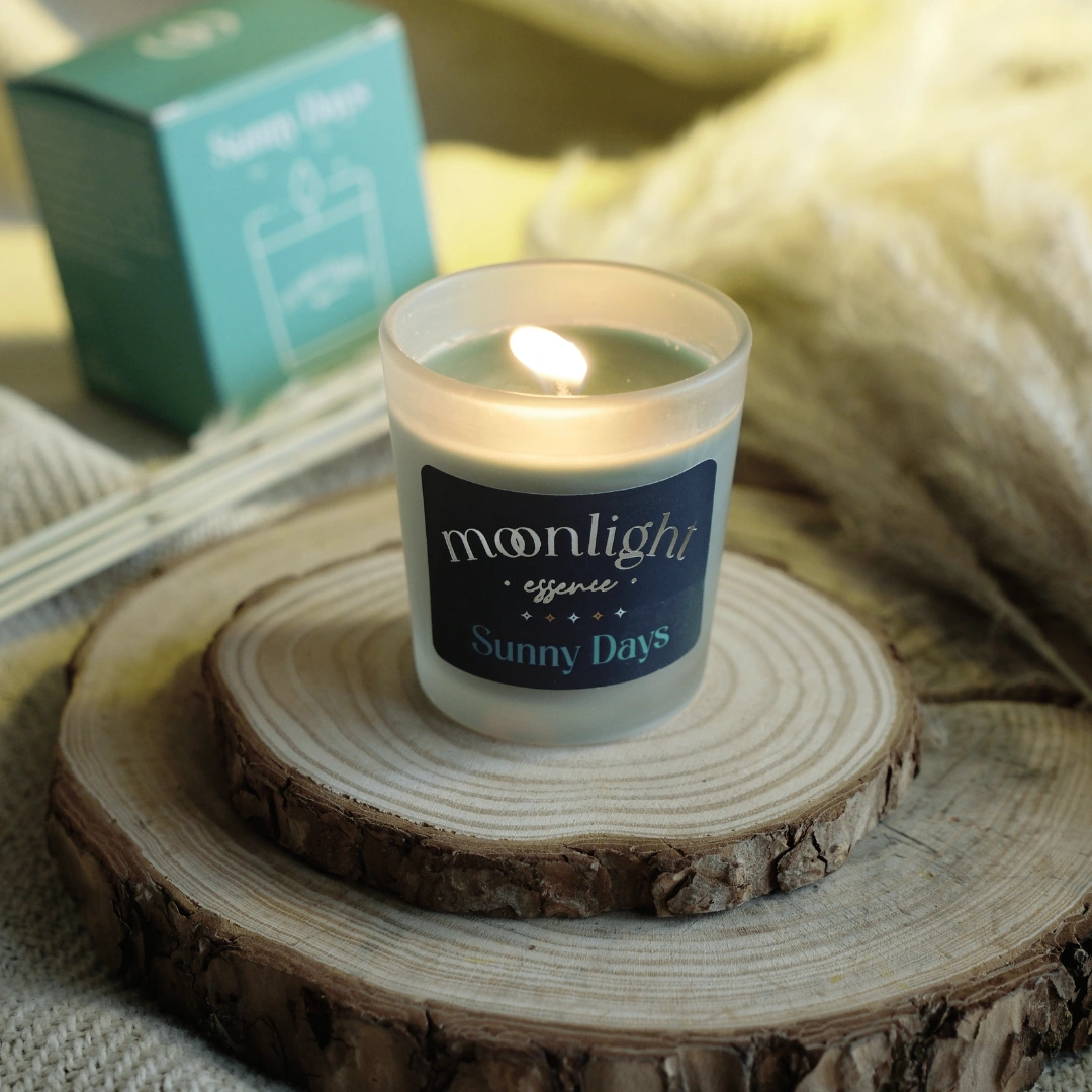 Moonlight Essence | Sunny Days and Calm Down | Beautiful candles | 20 hours each-2