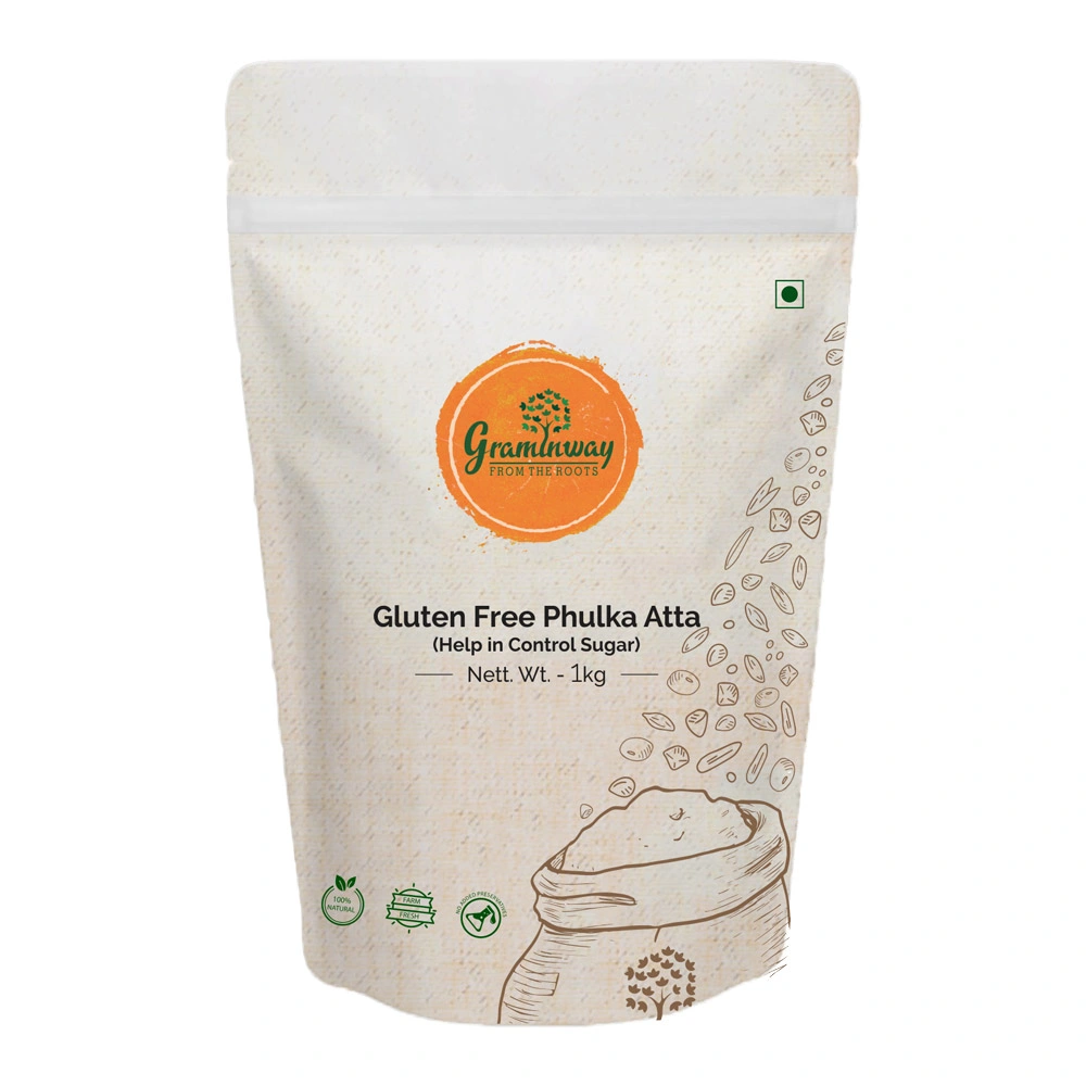 Gluten Free Phulka Atta (Help in Control Sugar) 1kg-GWGH02