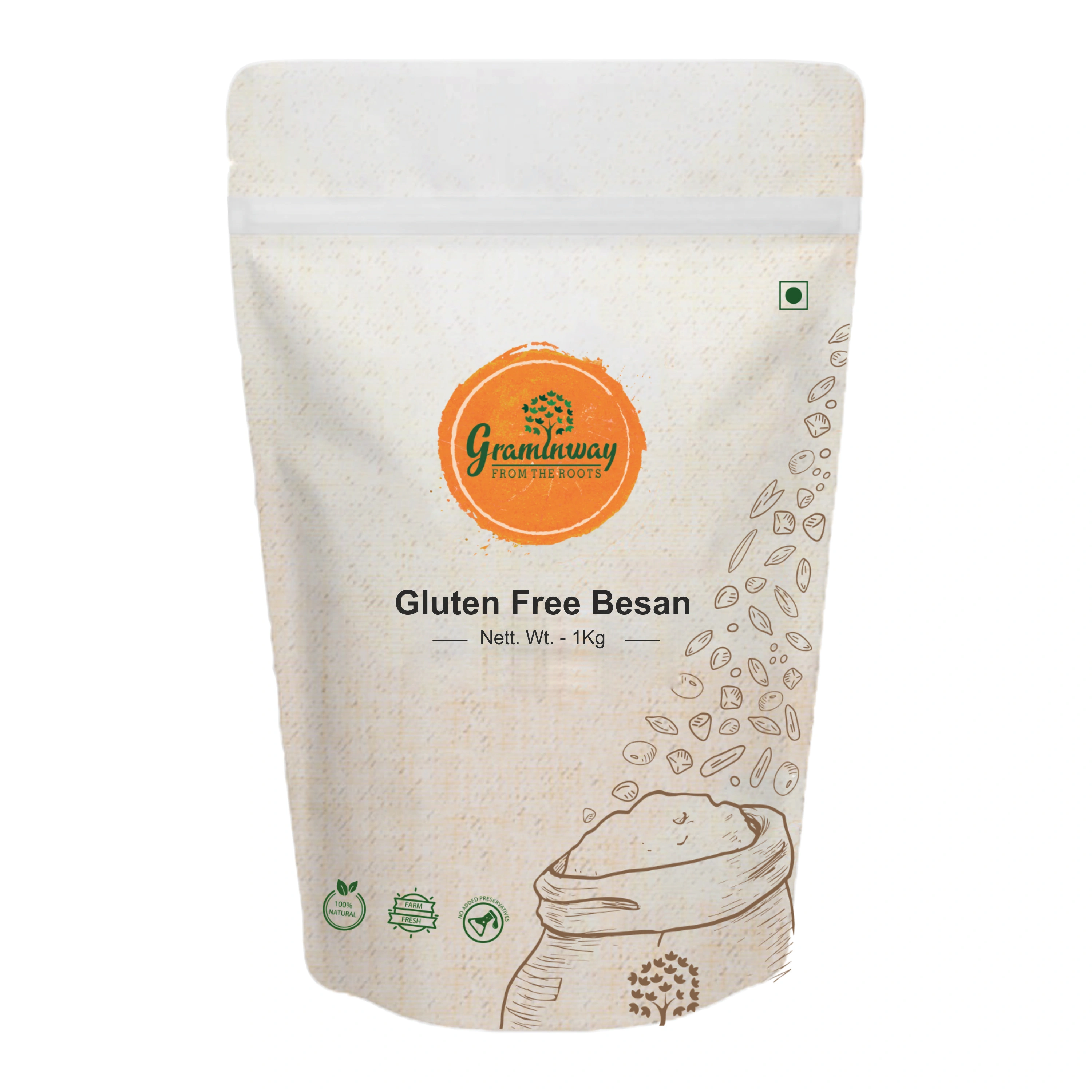 Gluten Free Besan 1kg-GFB