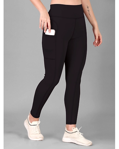 Stylus Fancy Yoga Pants | Sports Leggings | Workout Tights | Running Wear | Sportswear Tights for Girls &amp; Women-BLK0126