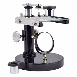 dissecting microscope – brass construction, mirror illumination, student & laboratory use