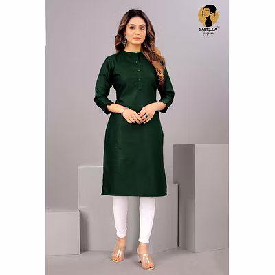 sabella plain Kurtis-12370056