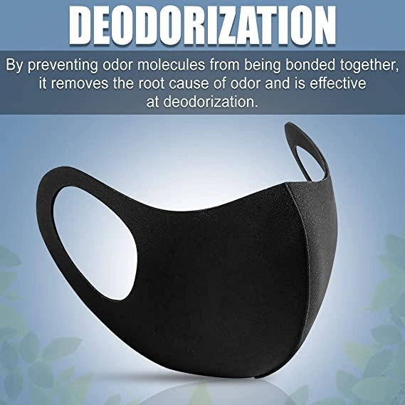 12 Pcs. Black Cloth Mask, Scuba Cotton Reuasble Anti Dust Pollution Masks Cloth Mask Cloth Mask-6