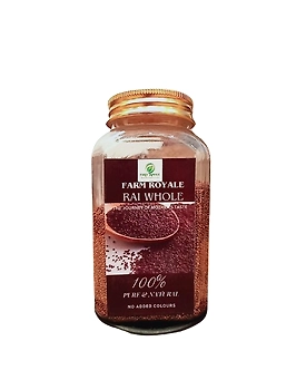Farm Royale Premium Rai/Small black Mustard Seeds   200GM