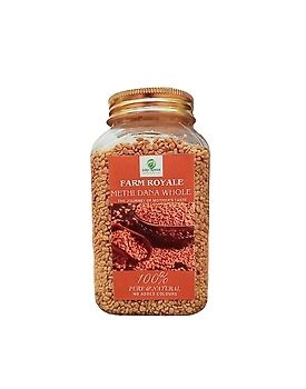 Farm Royale Methi Dana Whole/Fenugreek Seeds - 200g