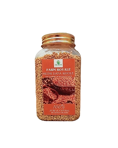 Farm Royale Methi Dana Whole/Fenugreek Seeds - 200g-12382184