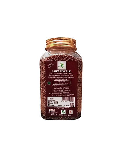 Farm Royale Black Mustard Seeds/Kali Sarso200gm-1