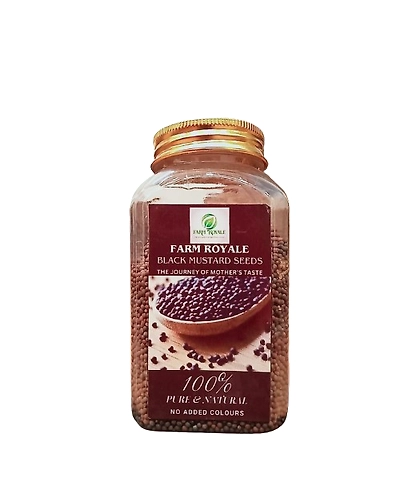 Farm Royale Black Mustard Seeds/Kali Sarso200gm-12382248