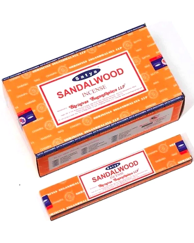 SATYA NAGCHAMPA SANDALWOOD INCENSE STICK 50DZN CARTON(12*15G*50)FULL CARTON-2