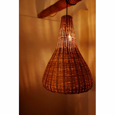 bamboo pendant woven