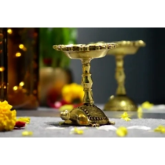 TORTOISE DIYA FOR HOME TEMPLE Décor