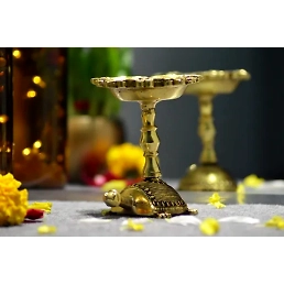 TORTOISE DIYA FOR HOME TEMPLE Décor