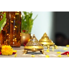 TORTOISE DHOOP CONES FOR HOME TEMPLE DÉCOR