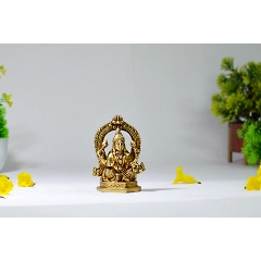 Brass Kuber Sitting Statue for Vastu