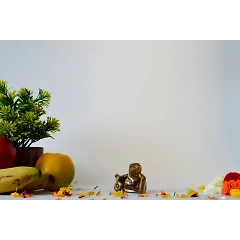 Brass Ganesha Idol in Blessing Mudra