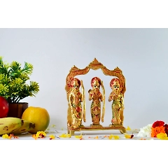 Brass Ram Darbar Idol Statue Murti
