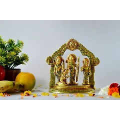 Brass Ram Darbar Idol Statue Murti