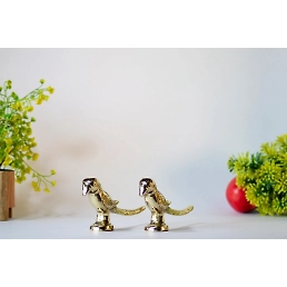 Brass Parrot Figurine
