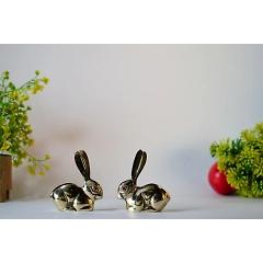 Brass Rabbit Figurine