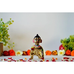 Brass Laddu Gopal Idol kanha