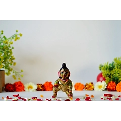 Brass Laddu Gopal Idol kanha