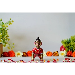 Goddess Radha kishori Balpan Color Statue