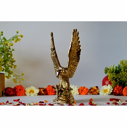snovaz brass eagle statue wild bird flying golden eagle spreading wings sculpture
