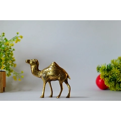 Brass Standing Camel Staue