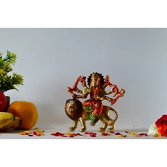 Brass Maa Durga MATA Rani Murti Idol Statue Sculpture