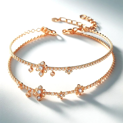 Discover Timeless Elegance: Elegant Imitation Jewelry Anklets-2