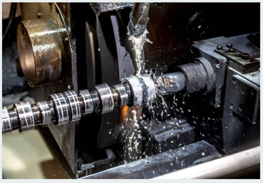 Camshaft - Essential component in internal combustion engines for controlling valve timing.