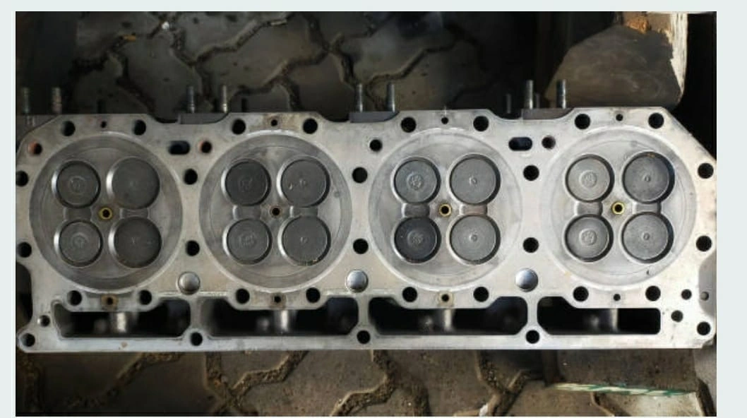 Control Valve Head Plate - Part of a control valve assembly used in hydraulic systems for flow contr